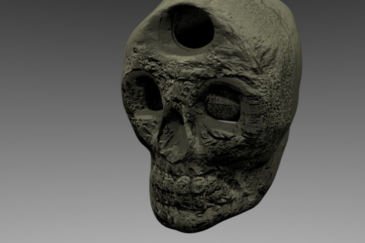 Skull with three eyes preview image 1